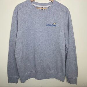 Sunshine House Size Large Work Wear Pullover Gray Sweatshirt- Never Worn